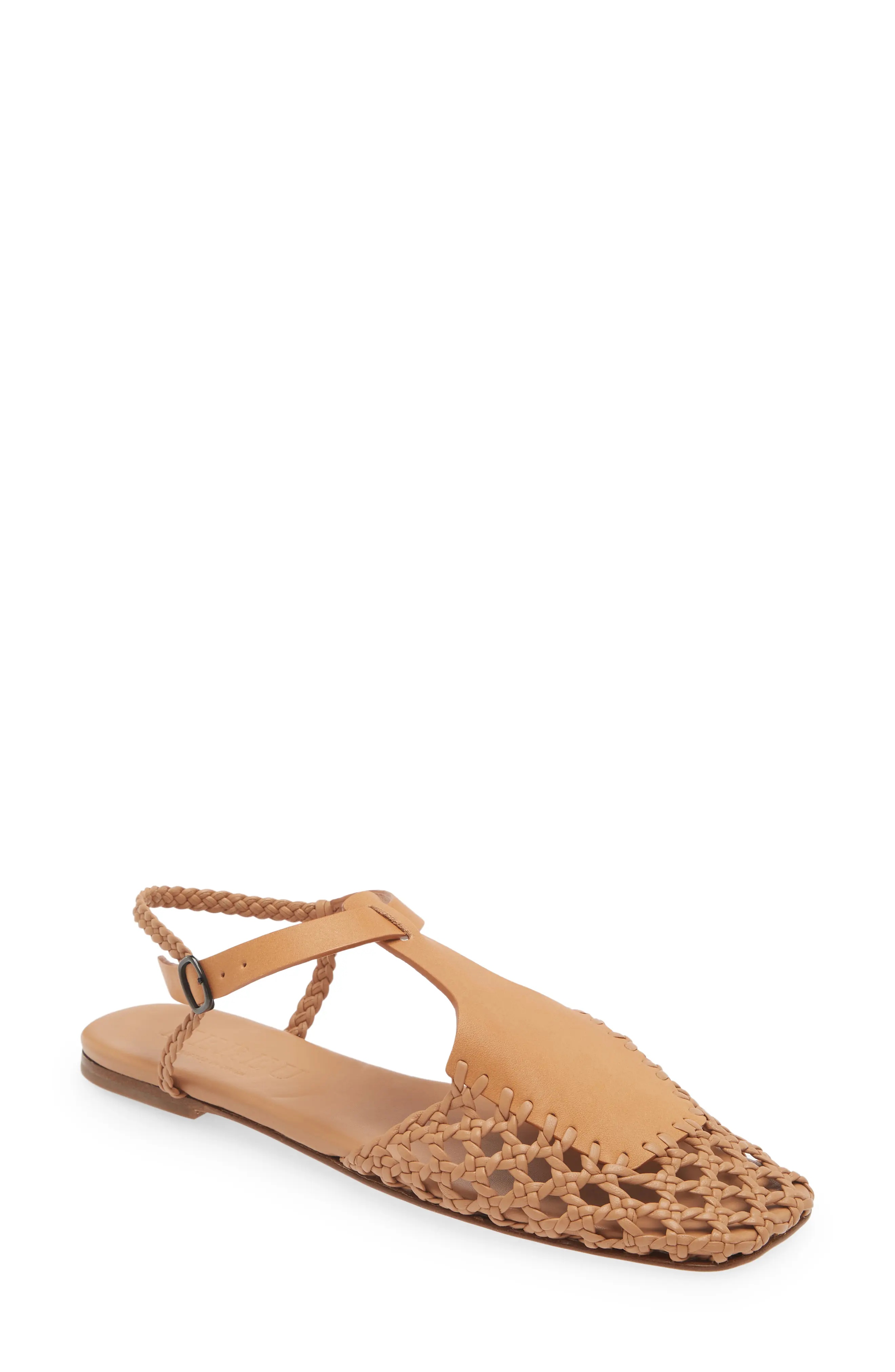 Reixa Woven T-Strap Sandal - 1