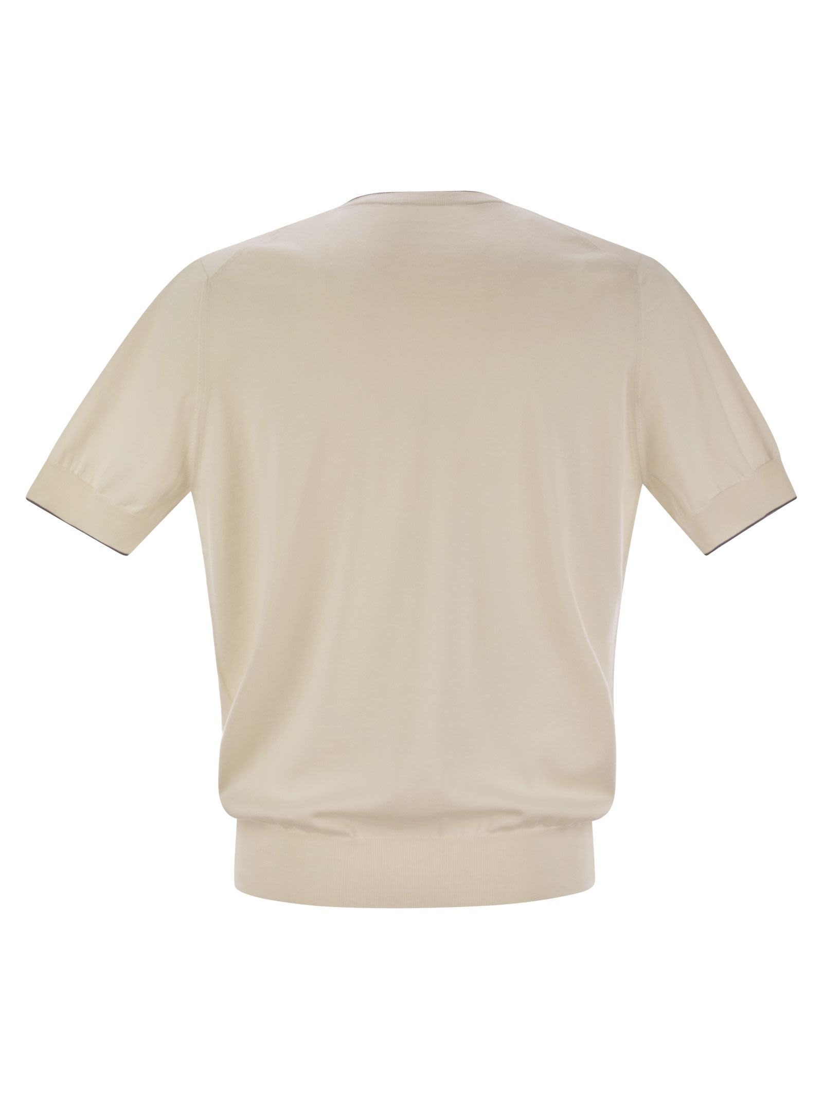 Brunello Cucinelli Men Short-Sleeved Cotton Jersey - 2