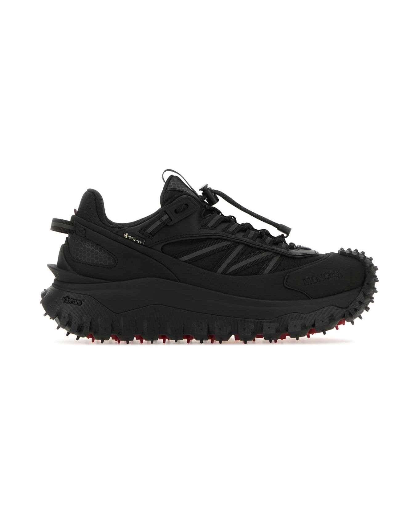 Black Fabric Trailgrip Gtx Sneakers - 1
