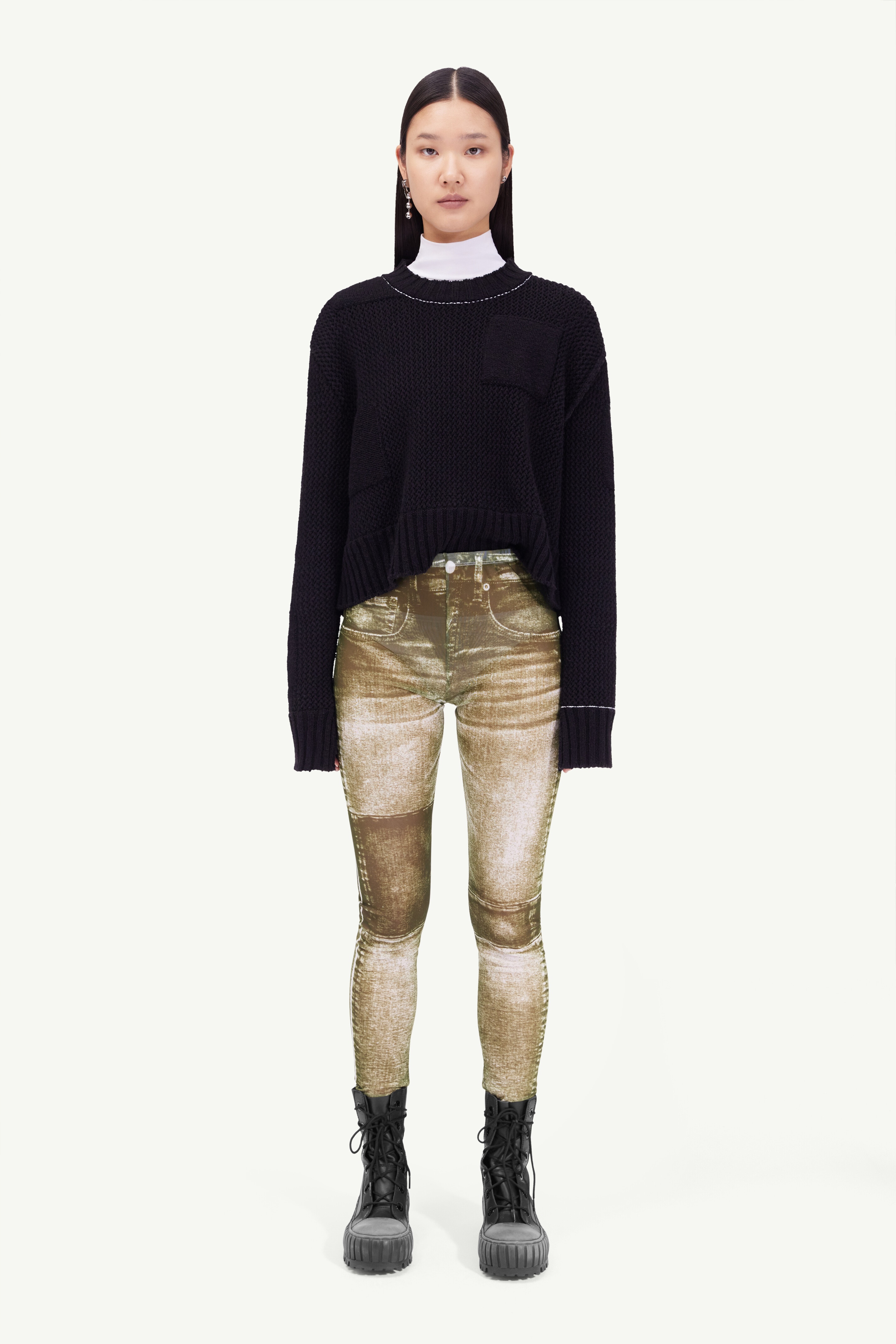 Trompe l'oeil leggings - 2