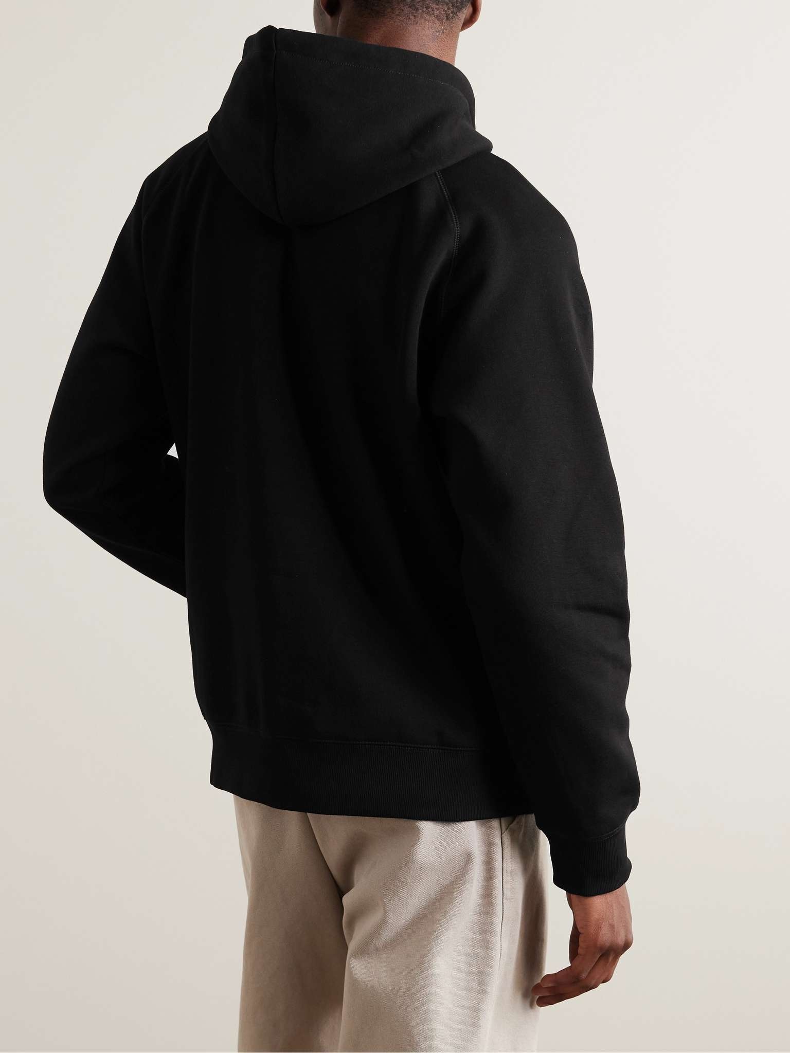 Chase Logo-Embroidered Cotton-Blend Jersey Hoodie - 3