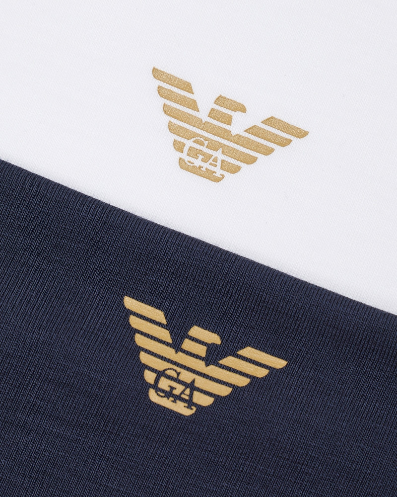 EMPORIO ARMANI TWO-PACK OF ASV FITTED LOUNGEWEAR T-SHIRTS IN SOFT-TOUCH ECO-VISCOSE outlook