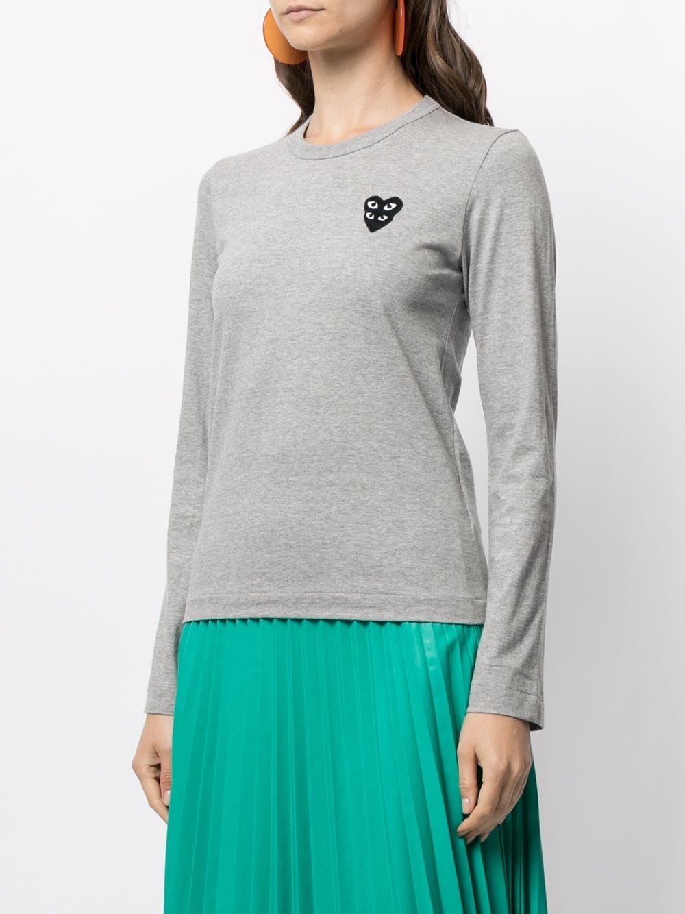 chest logo-patch T-shirt - 3