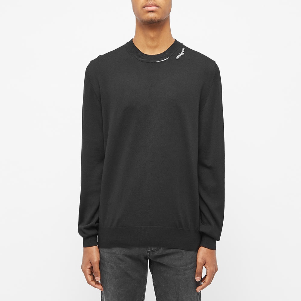 Alexander McQueen Logo Crew Knit - 3