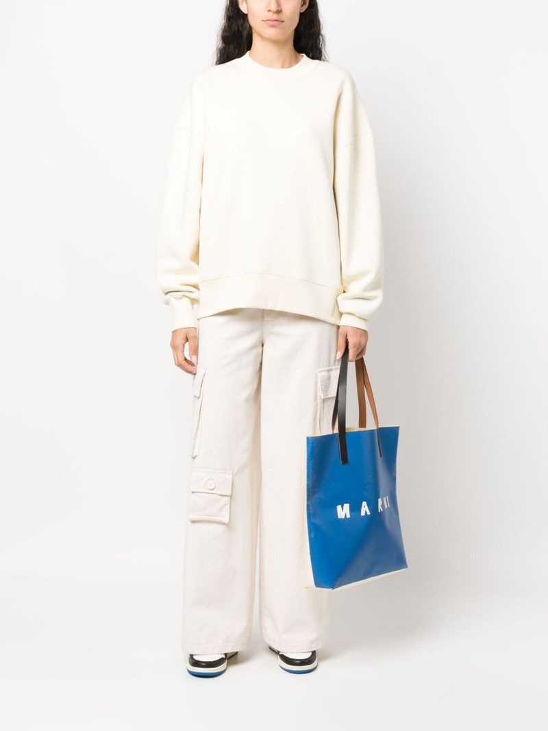 AMI Paris logo-embroidered patch sweatshirt outlook