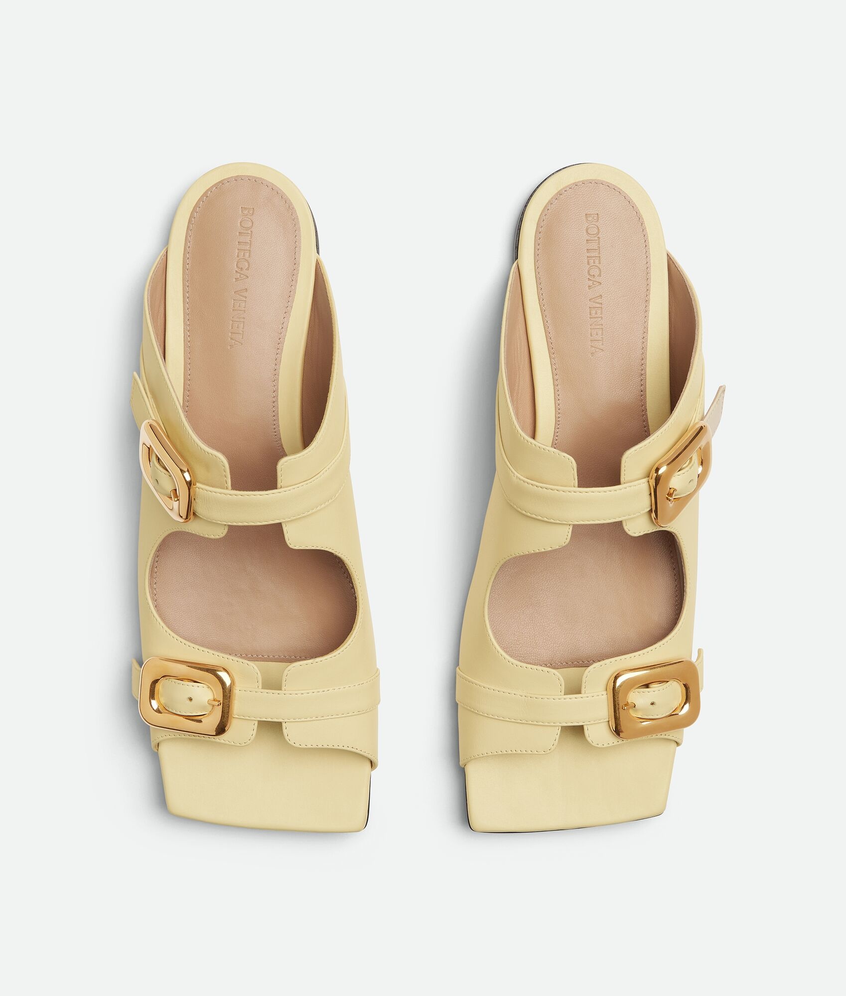Stretch Buckle Mule Sandal Flat - 4
