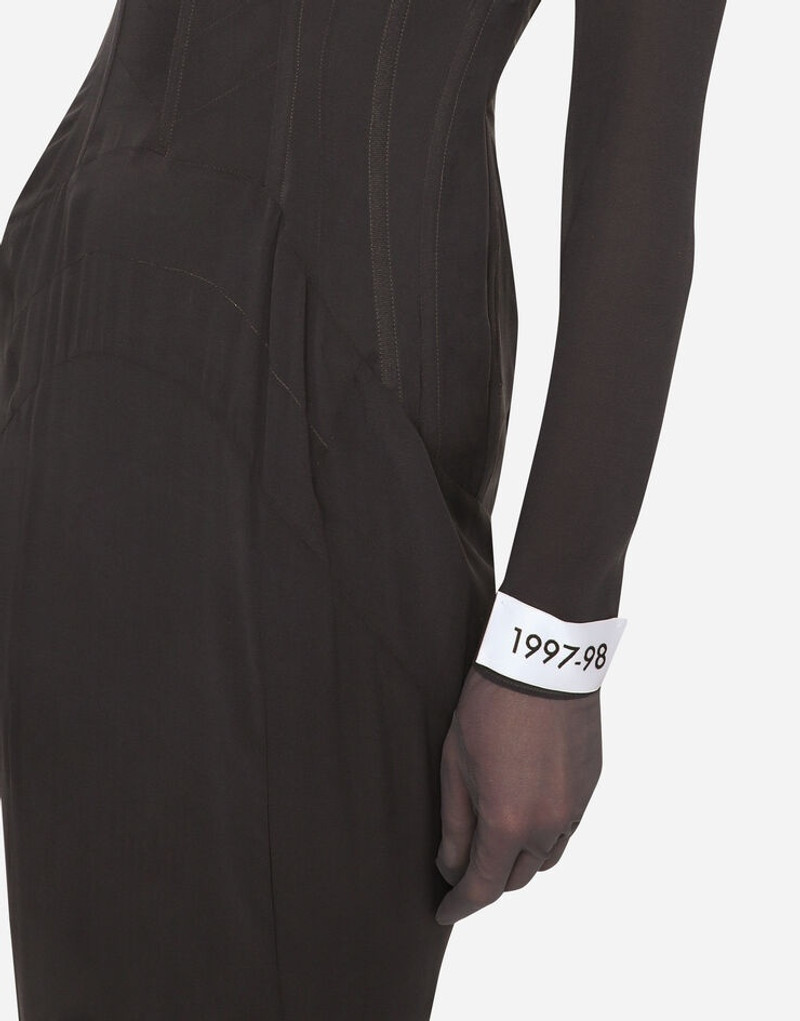 Long georgette dress 6
