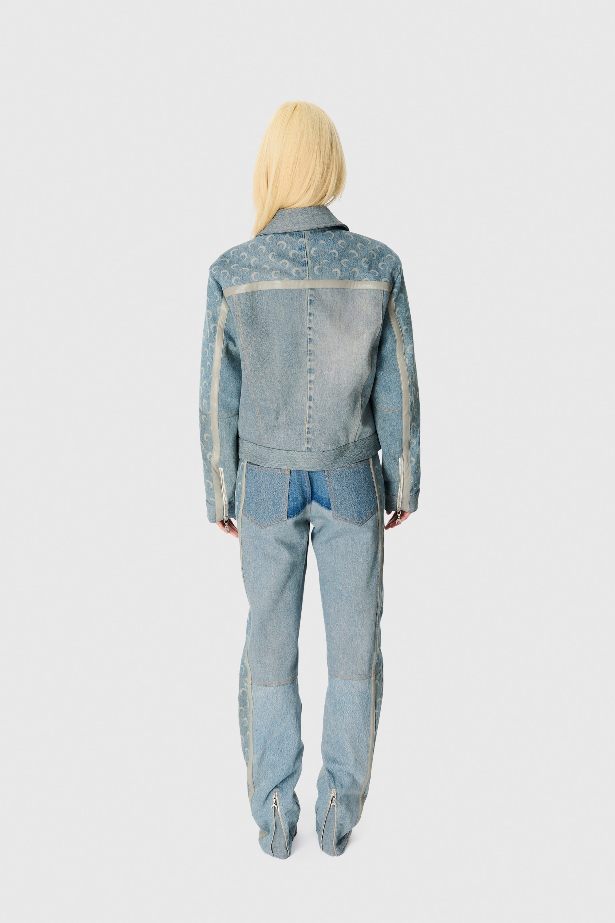 Regenerated Denim Boxy Jacket - 7