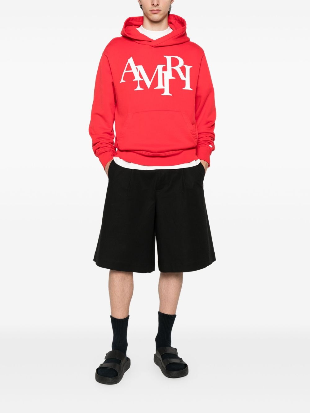 Staggered hoodie - 2