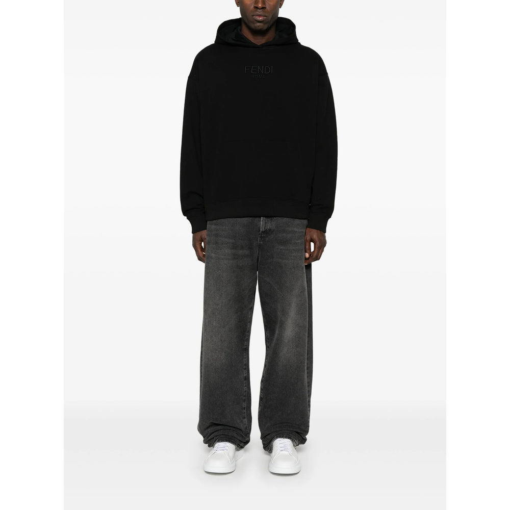 Fendi Black Sweaters & Knitwear - Hoodies Men - 2
