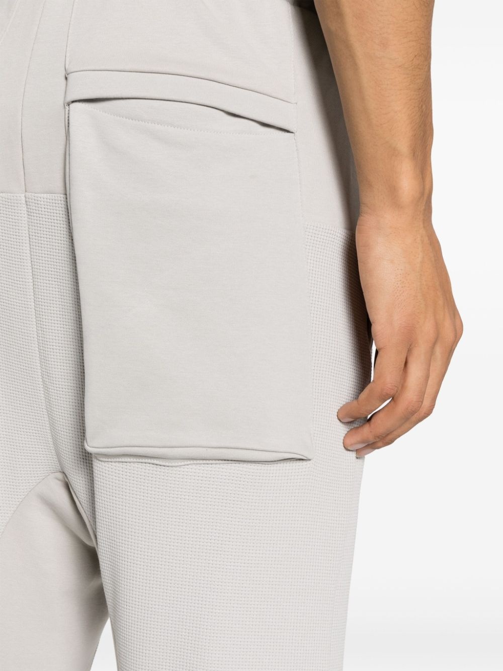 drop-crotch panelled track pants - 5