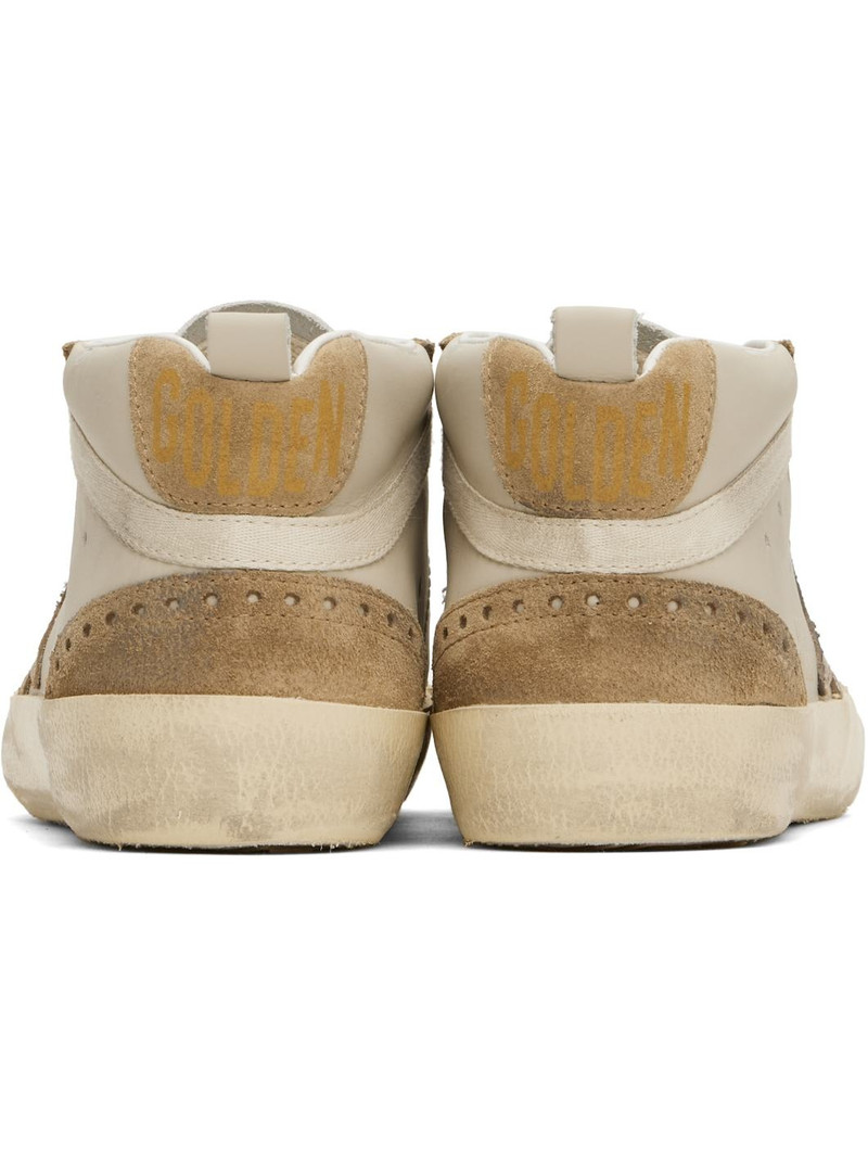 Beige & Brown Mid Star Classic Sneakers 2