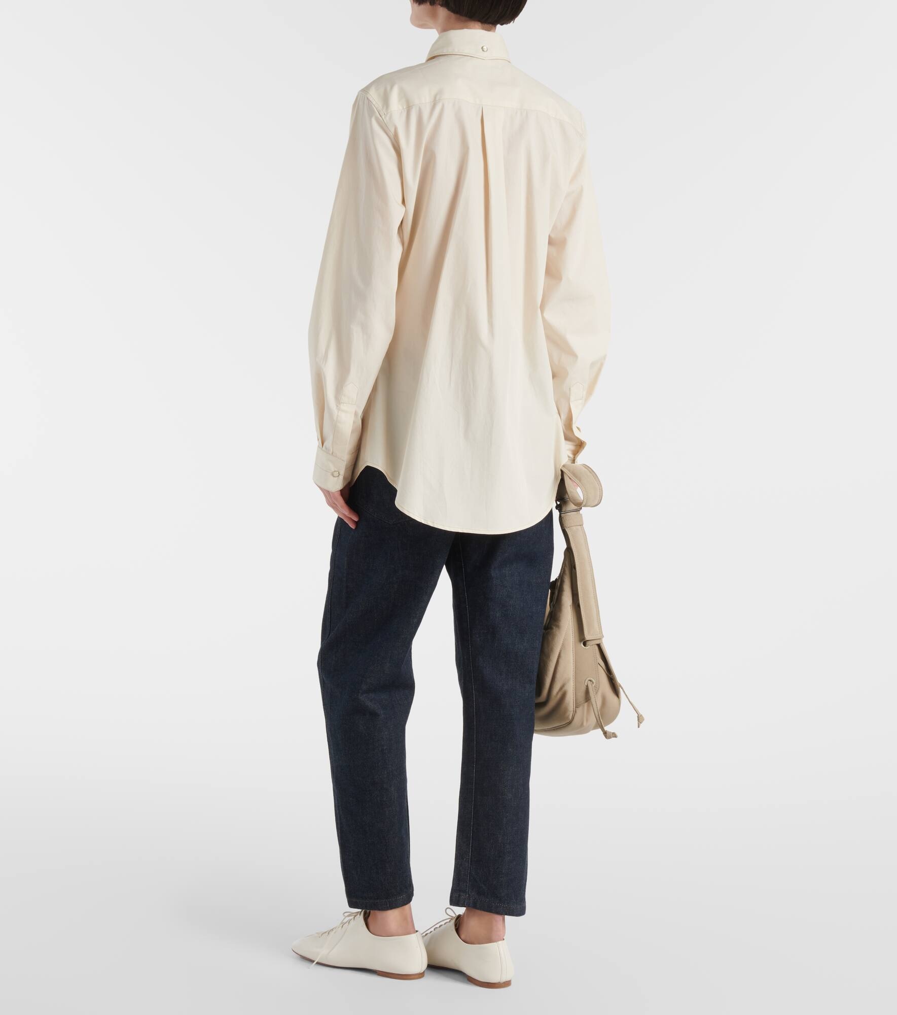Cotton poplin shirt - 3