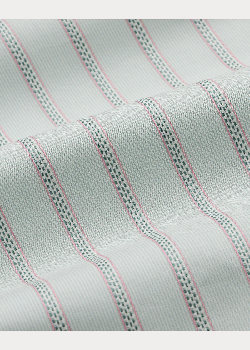 Slim Fit Striped Dobby Shirt 9