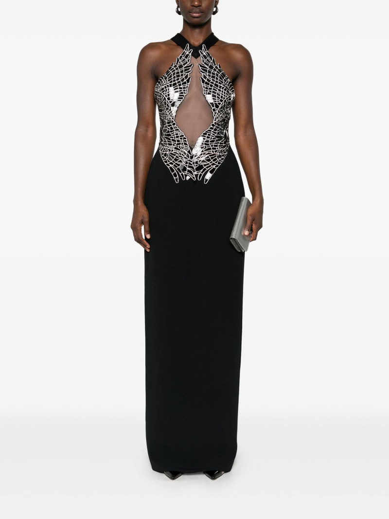 David Koma Double-Wings dress outlook