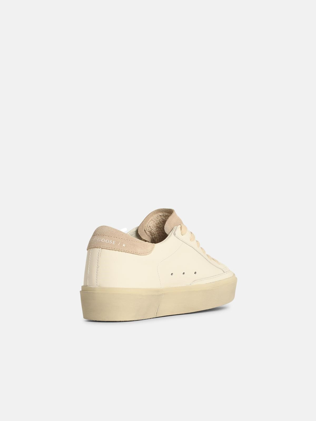 'HI STAR' WHITE LEATHER SNEAKERS - 3