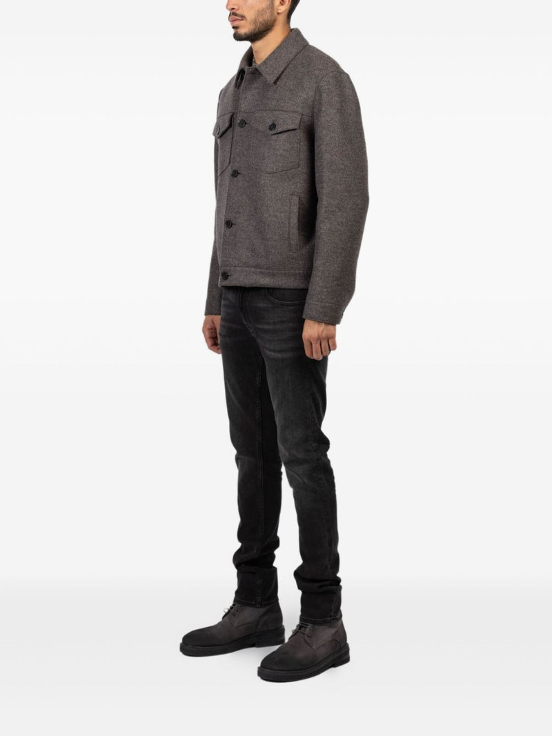buttoned flap-pocket jacket 3
