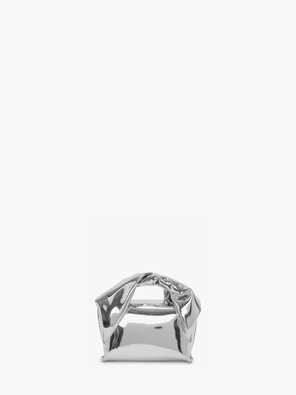 SMALL TWISTER - METALLIC TOP HANDLE BAG - 4