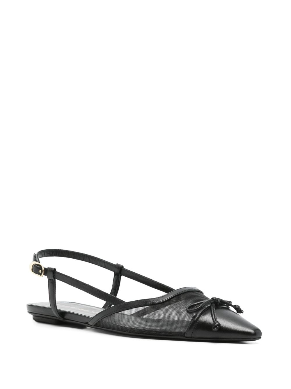 mesh-panel ballet flats - 2