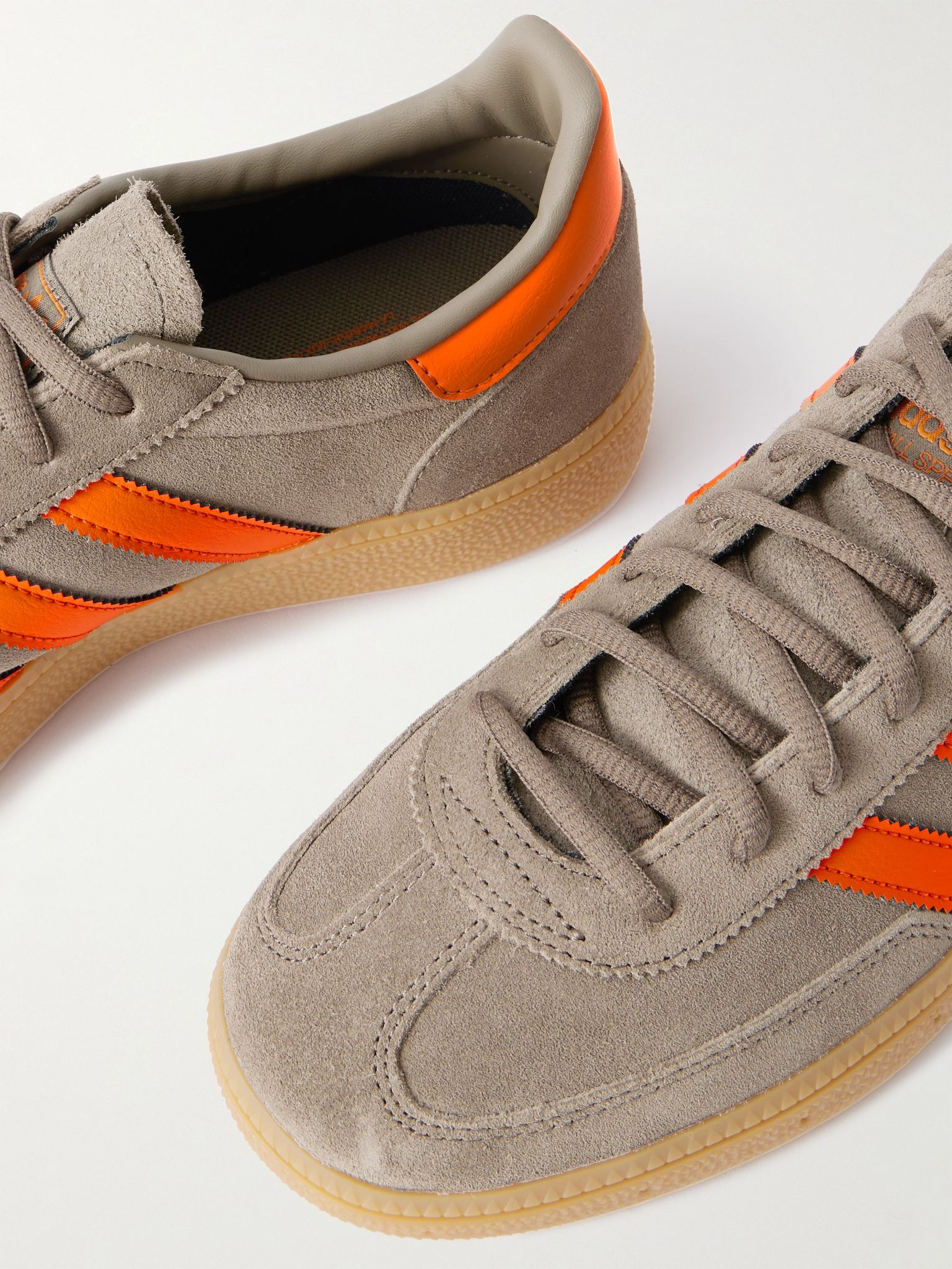 Handball Spezial Leather-Trimmed Suede Sneakers Brown - 5