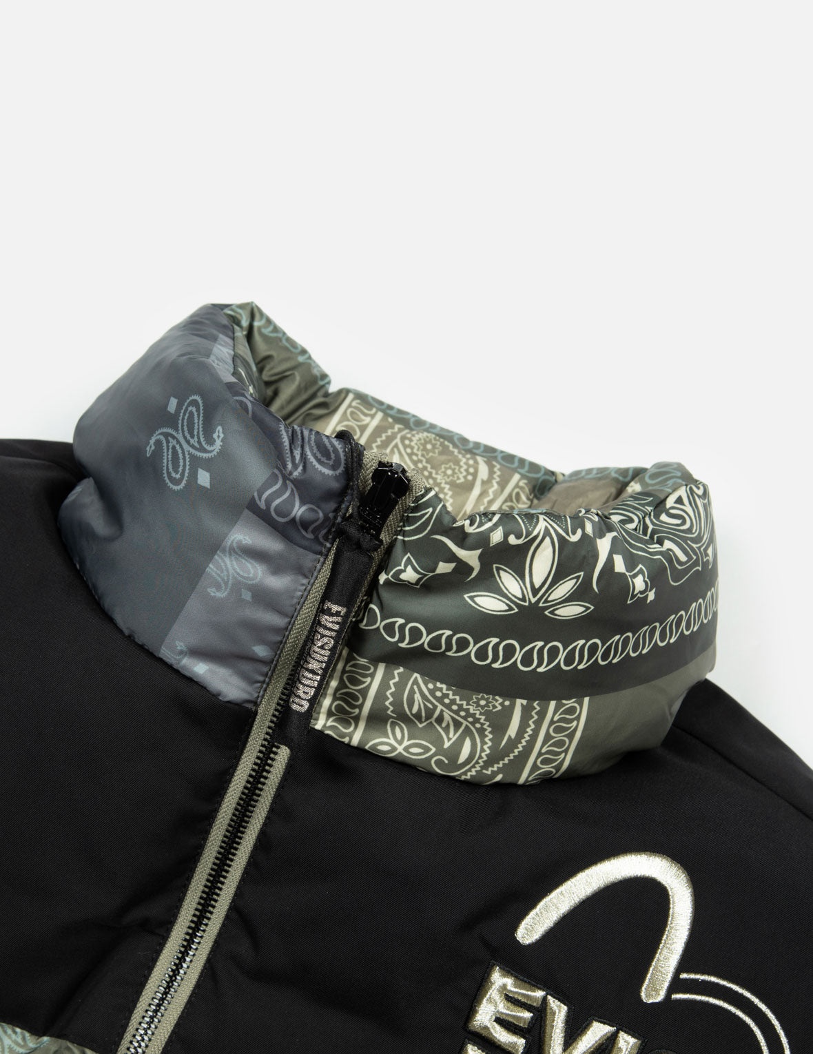 嚗赴lti Pattern with 3D Logo Embroidery Relax Fit Down Jacket - 7