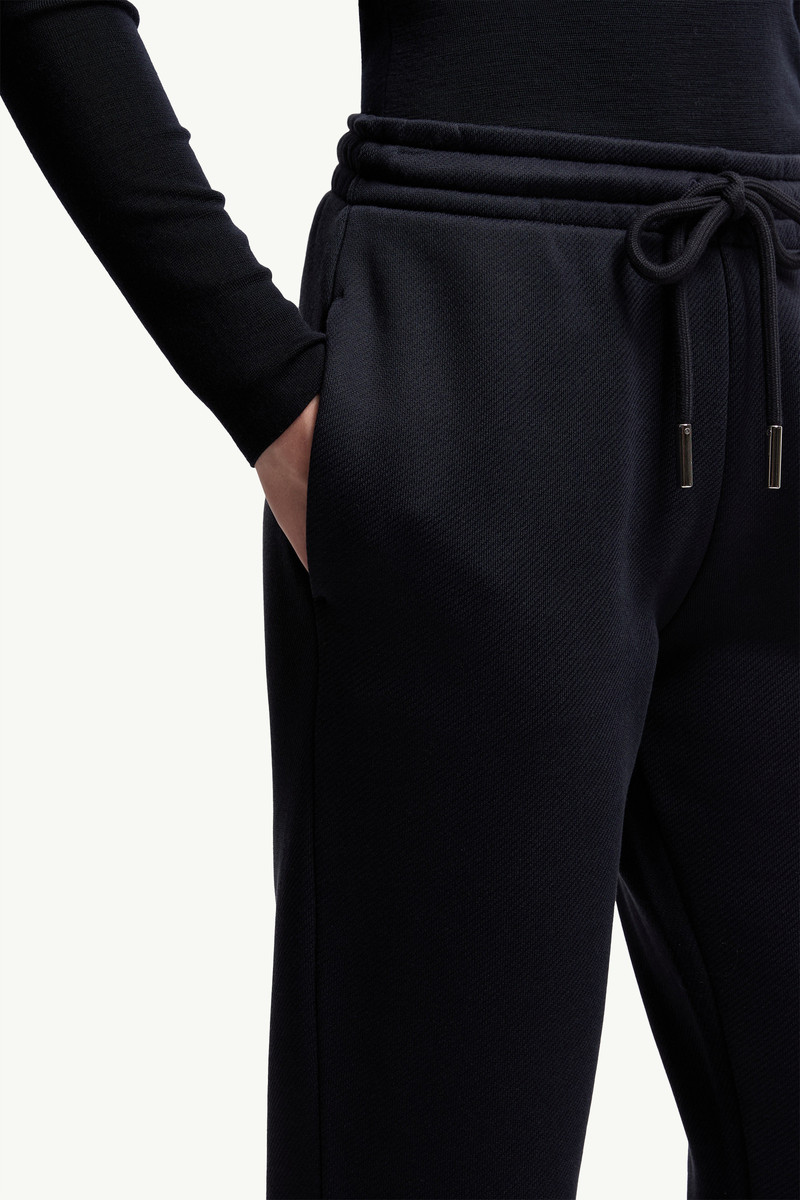 Logo Patch Cotton Sweatpants 7