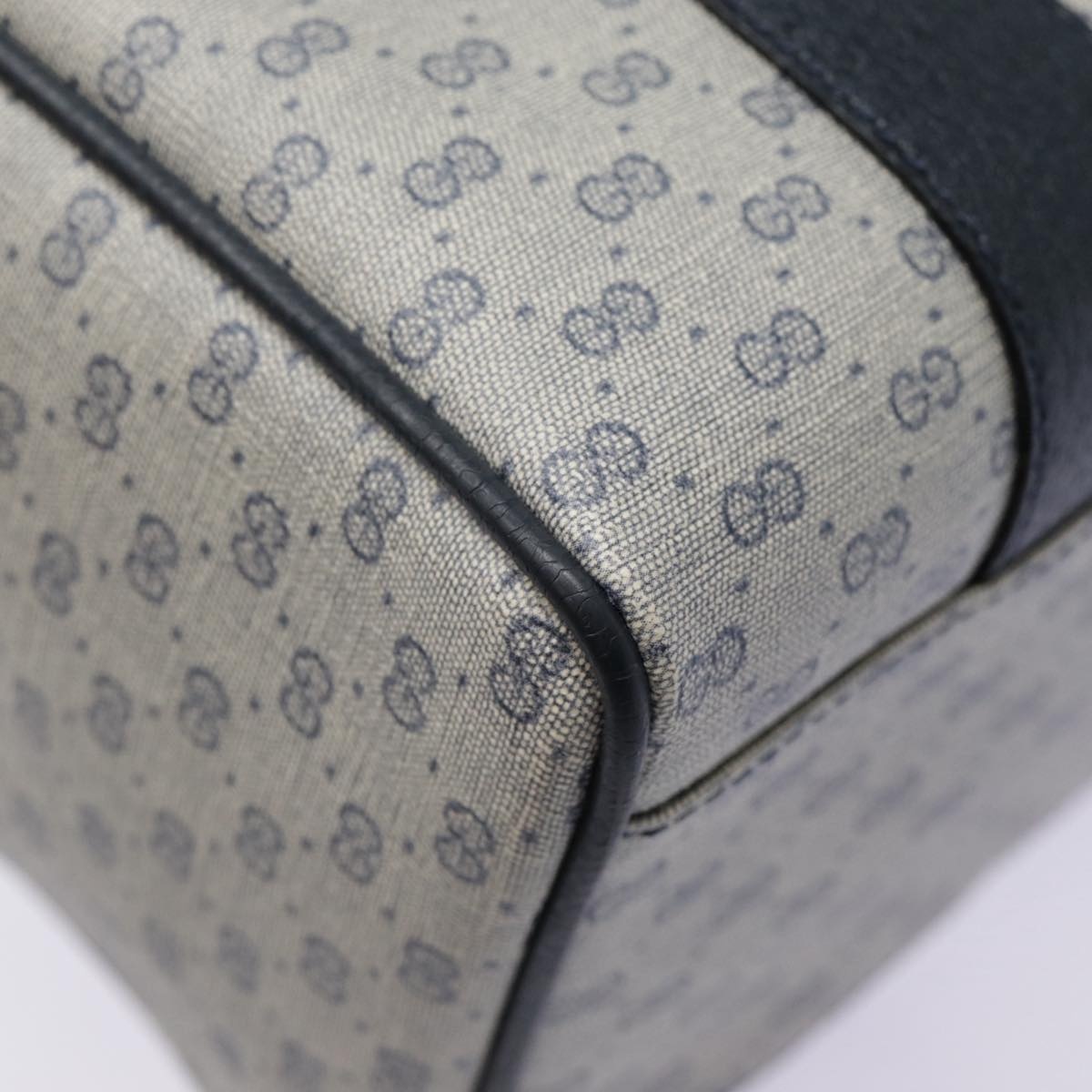 GUCCI Micro GG Supreme Hand Bag Pvc Navy Gold 000 40 000 40 - 16