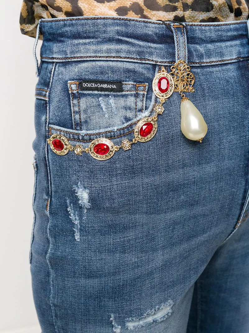 high-waisted cropped jeans 5