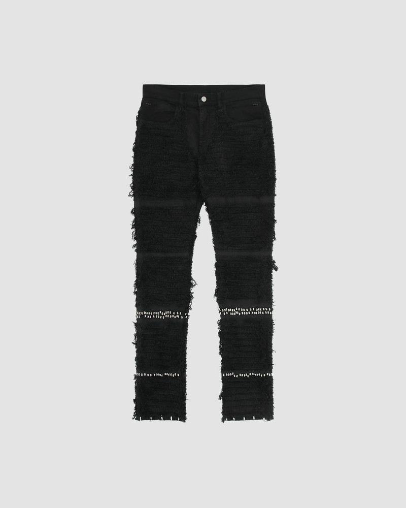 STUDDED BLACKMEANS 6 POCKET JEAN 1
