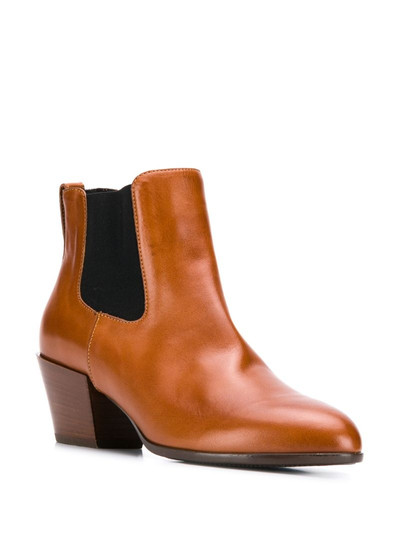 HOGAN contrast panel ankle boots outlook