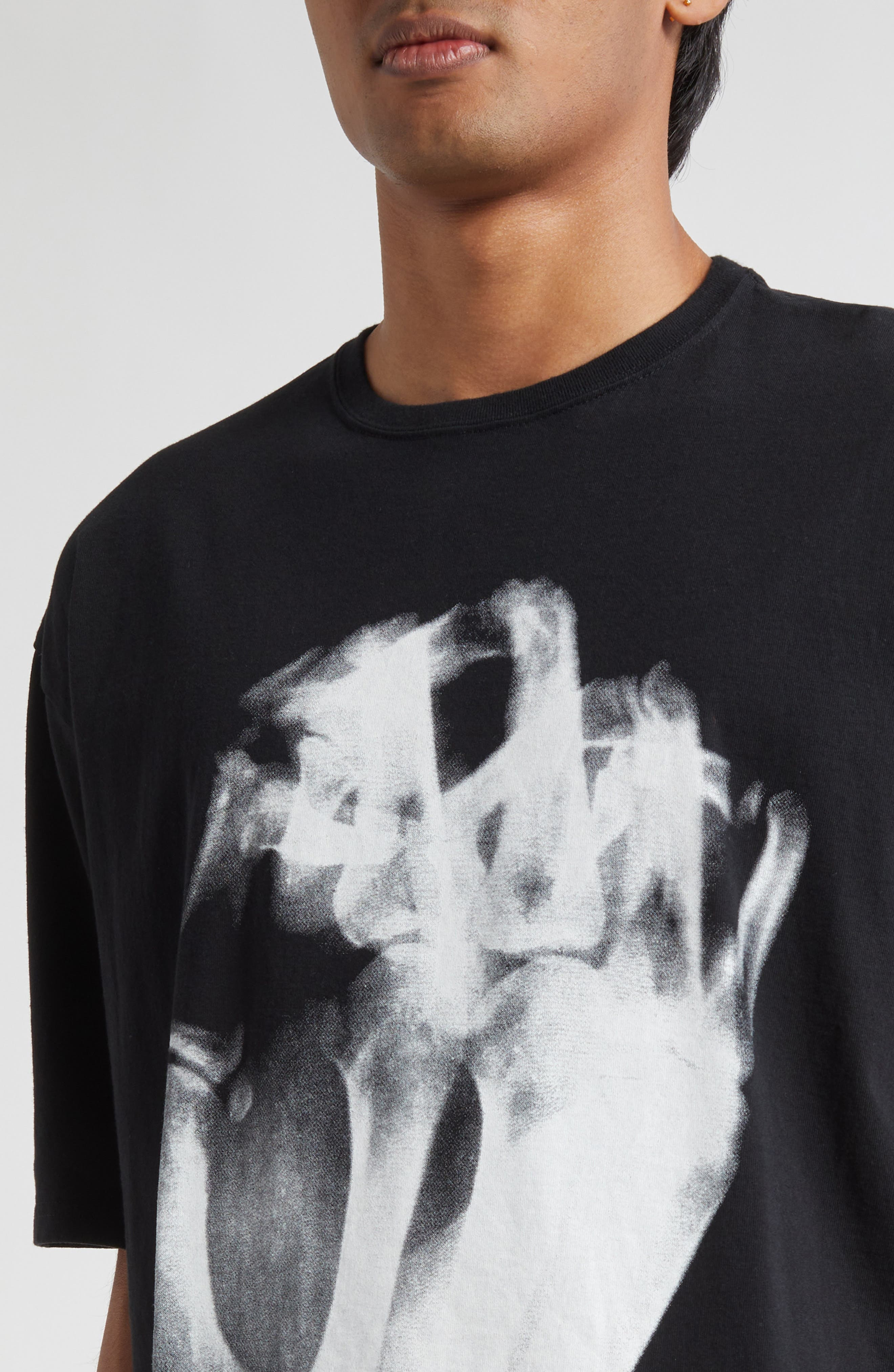 Undercover Oversize Faust Graphic T-Shirt in Black at Nordstrom - 4