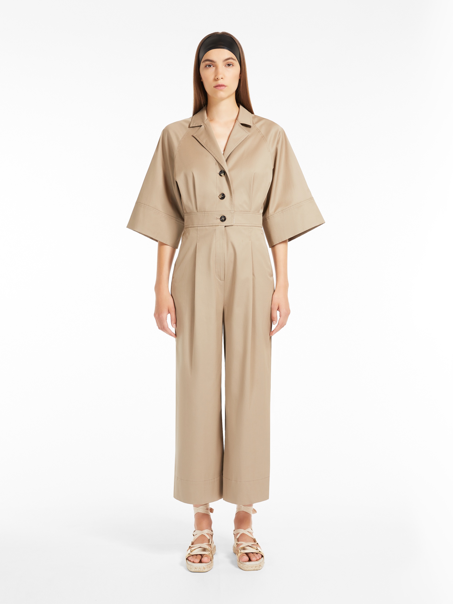 DRY Cotton gabardine jumpsuit - 3