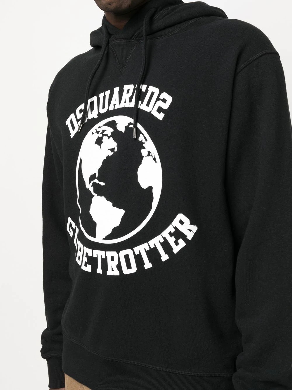 Globetrotter logo-print hoodie - 5