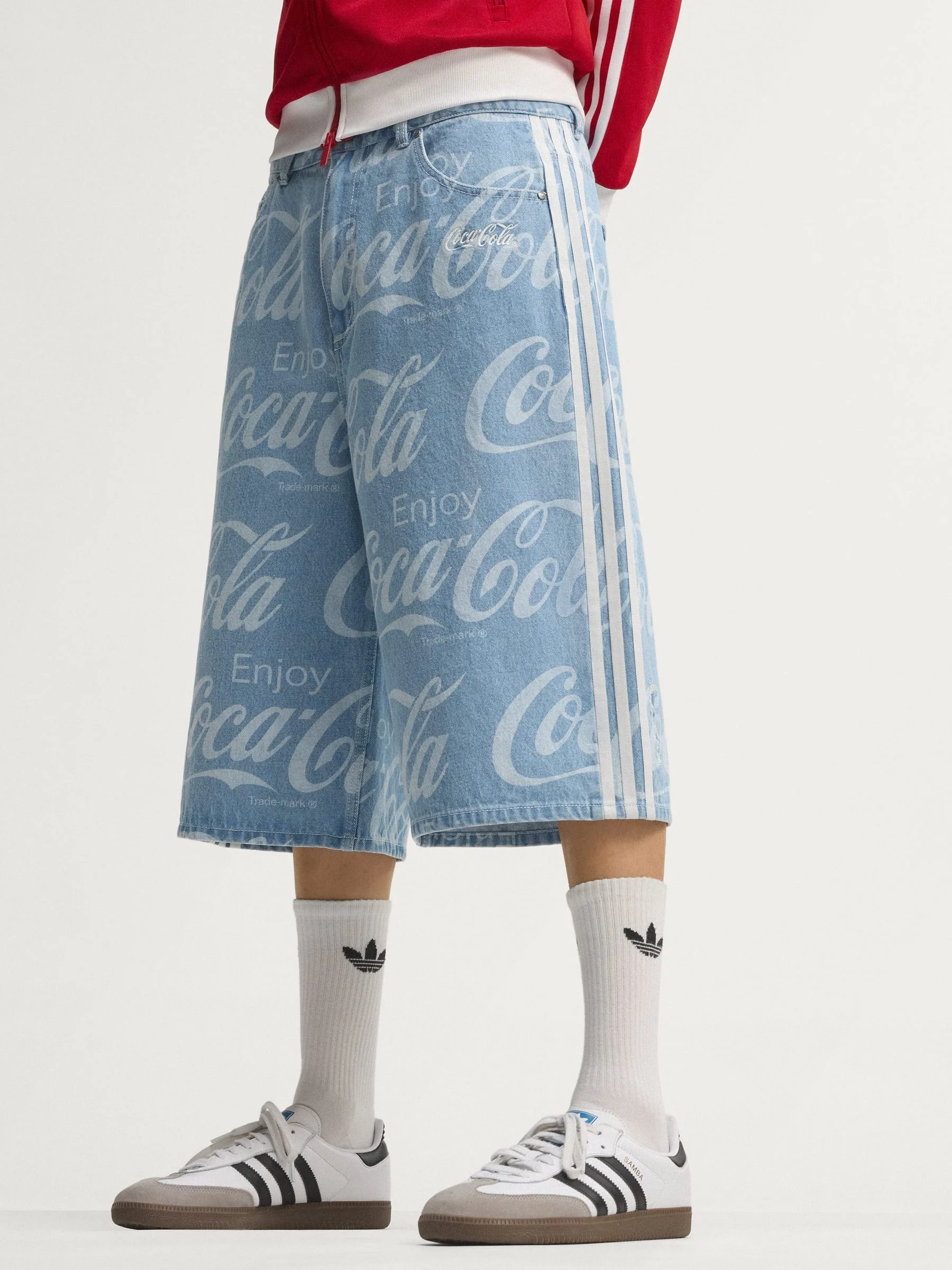 ADIDAS X COCA-COLA CLASSIC SPORT DENIM SHORT - 1