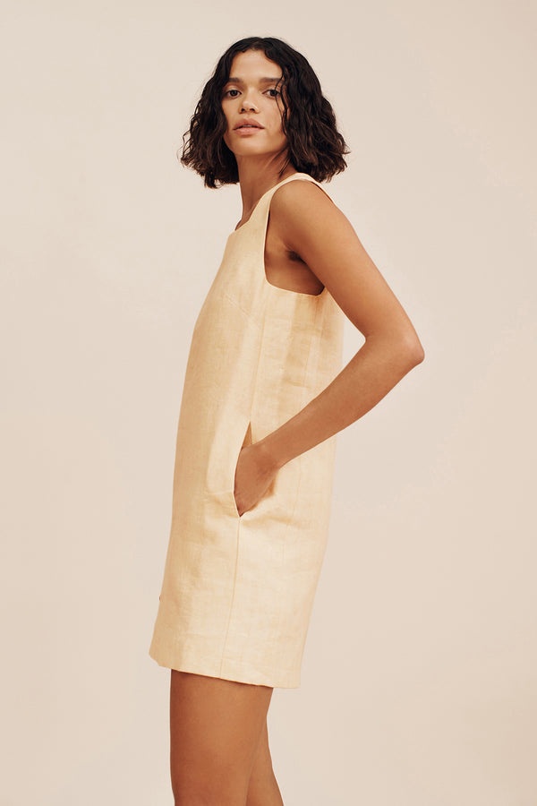 Rio Mini Dress Dusty Citron - 3