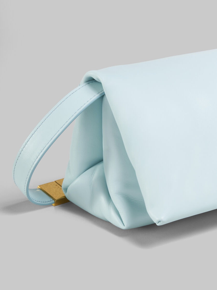 SMALL LIGHT BLUE CALFSKIN PRISMA BAG - 5