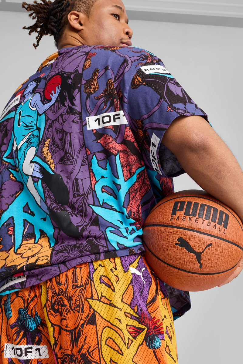 PUMA x LAMELO 공 Phoenix 남자의 반바지 4
