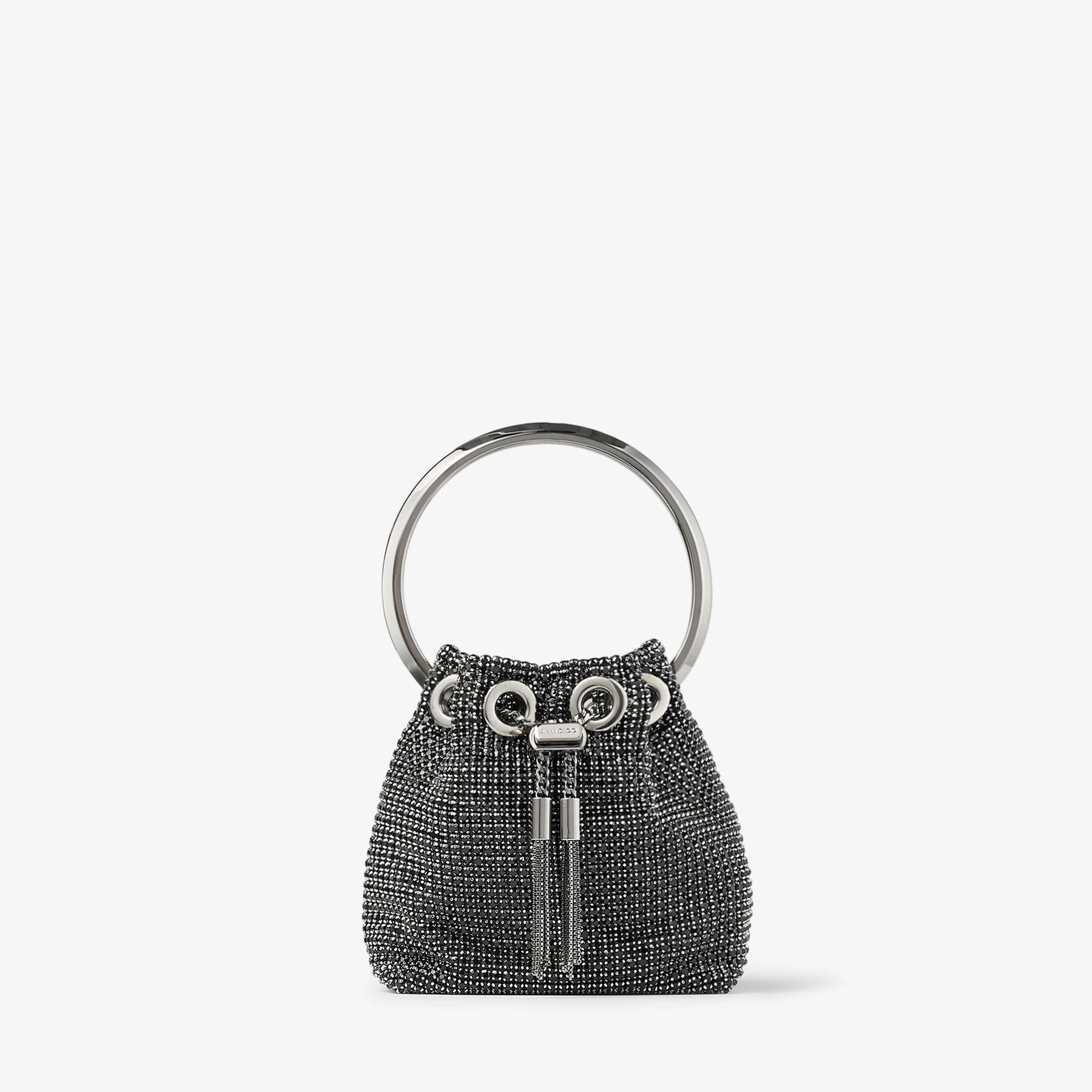 Micro Bon Bon
Black Crystal Mesh Mini Bag - 1