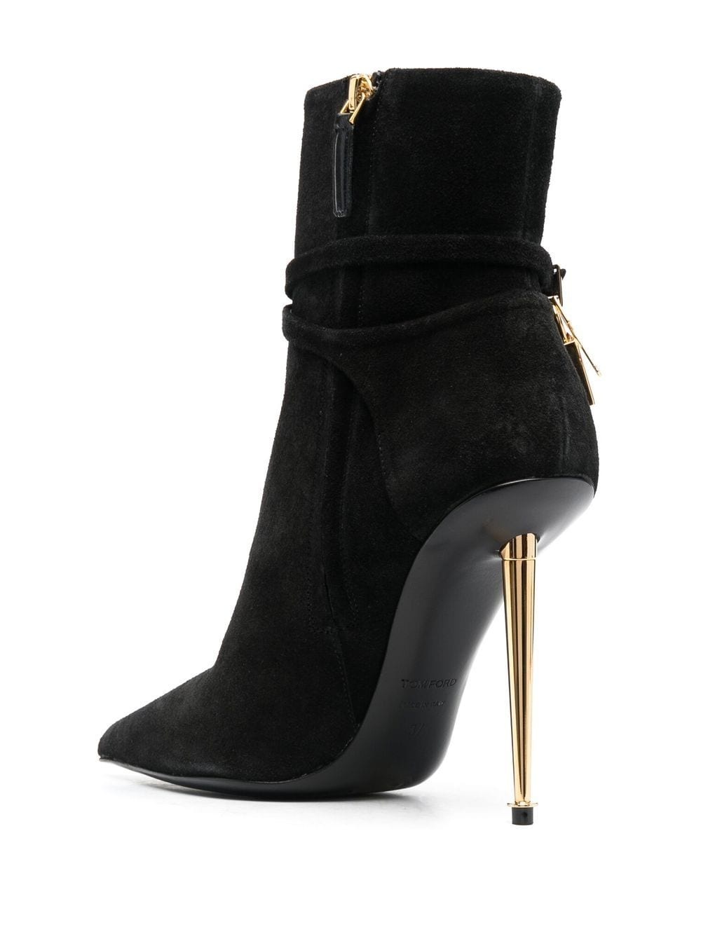 padlock-detail 105mm heel boots - 3