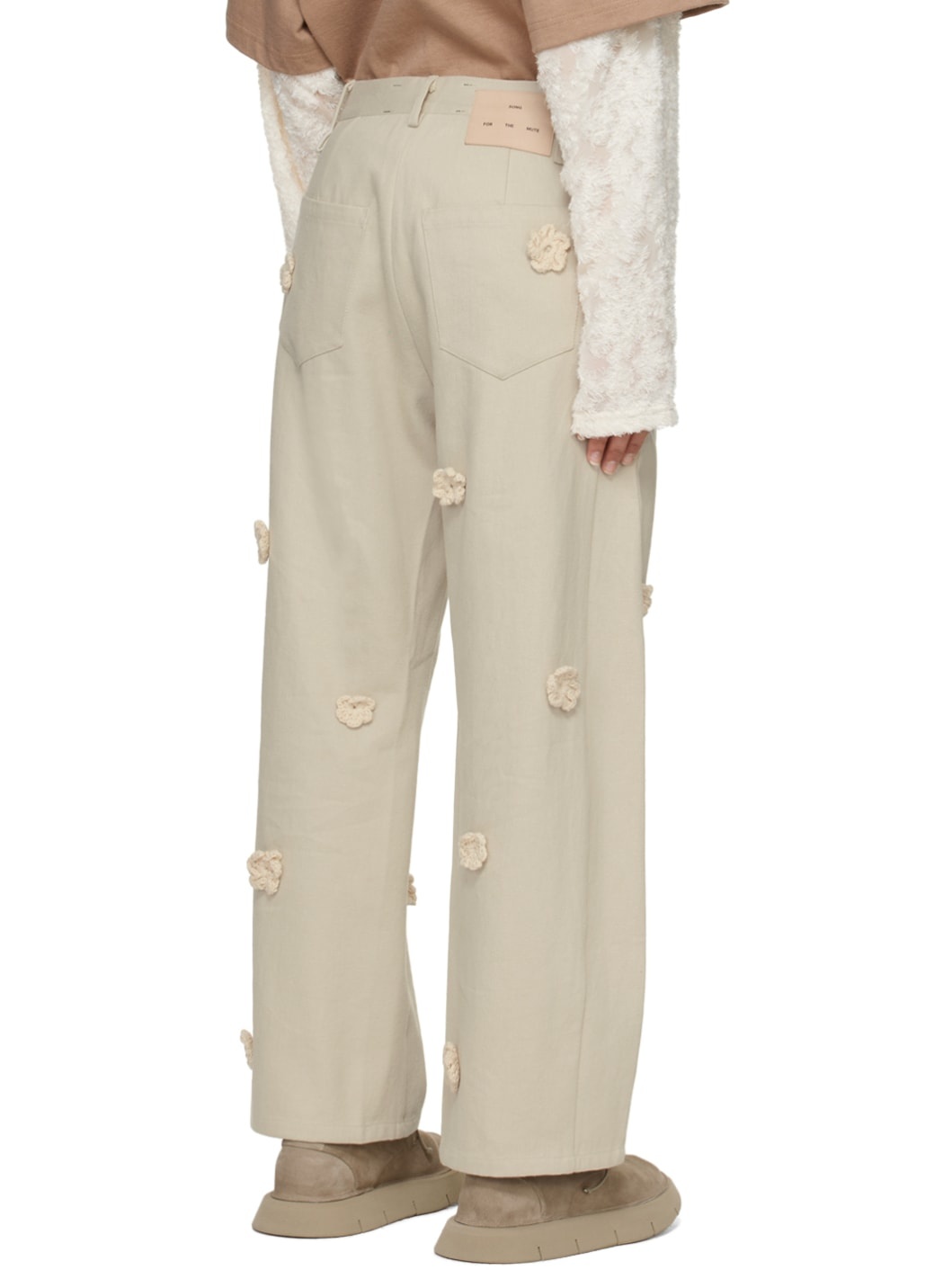 Beige Daisy Trousers - 3