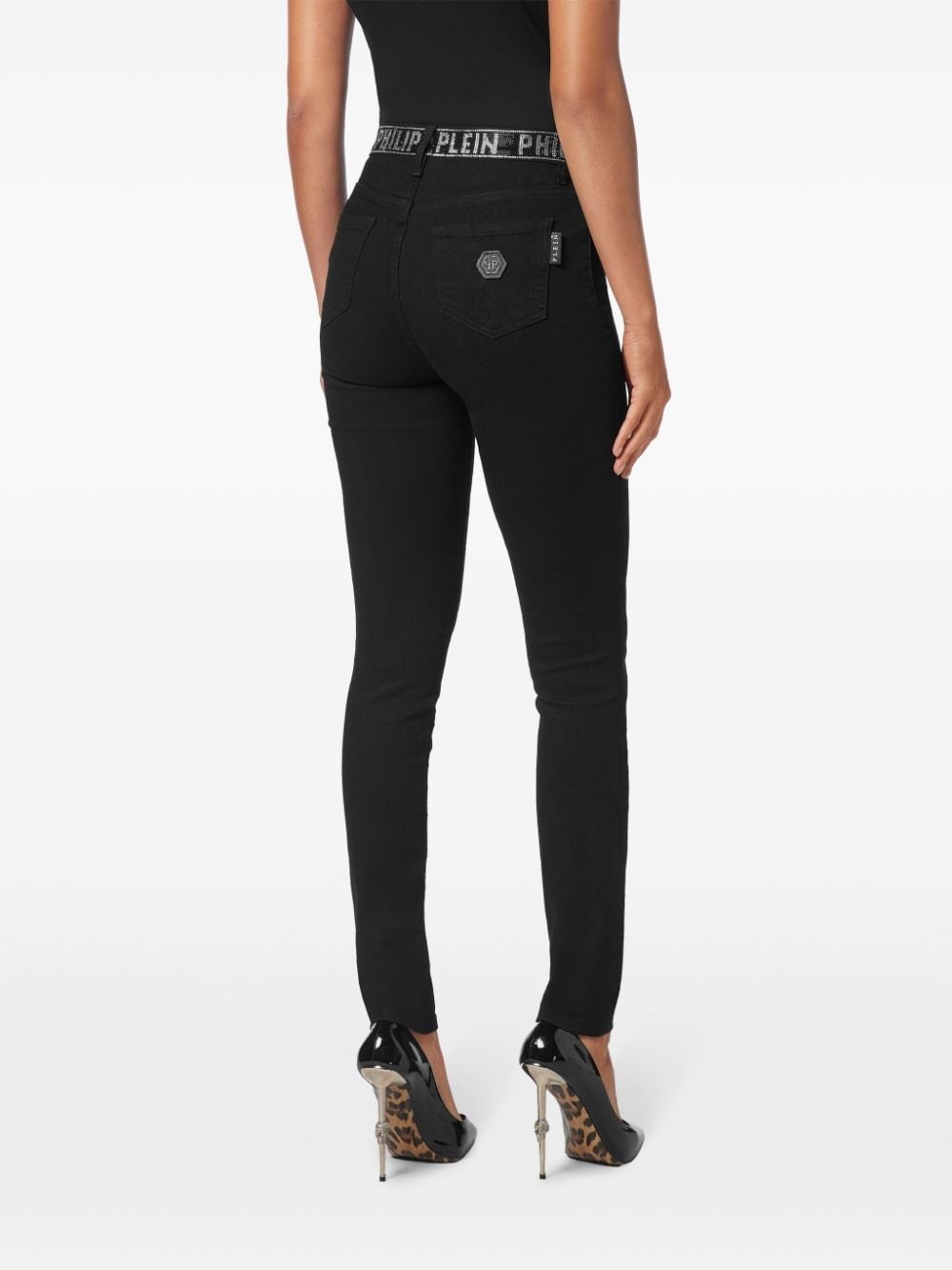 high-waisted jeggings - 4