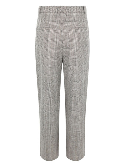 Vince plaid-check trousers outlook