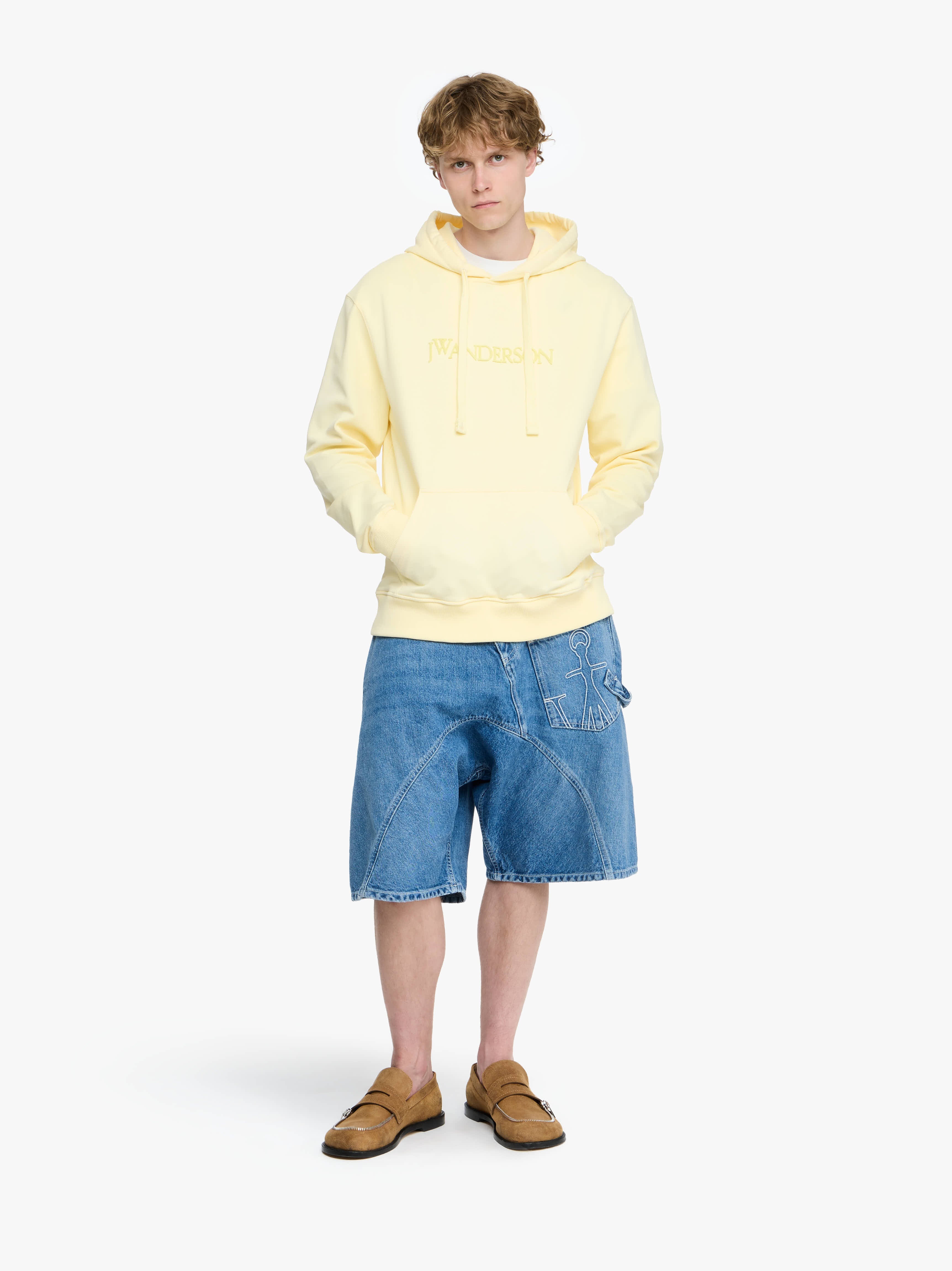 LOGO EMBROIDERY HOODIE - 2
