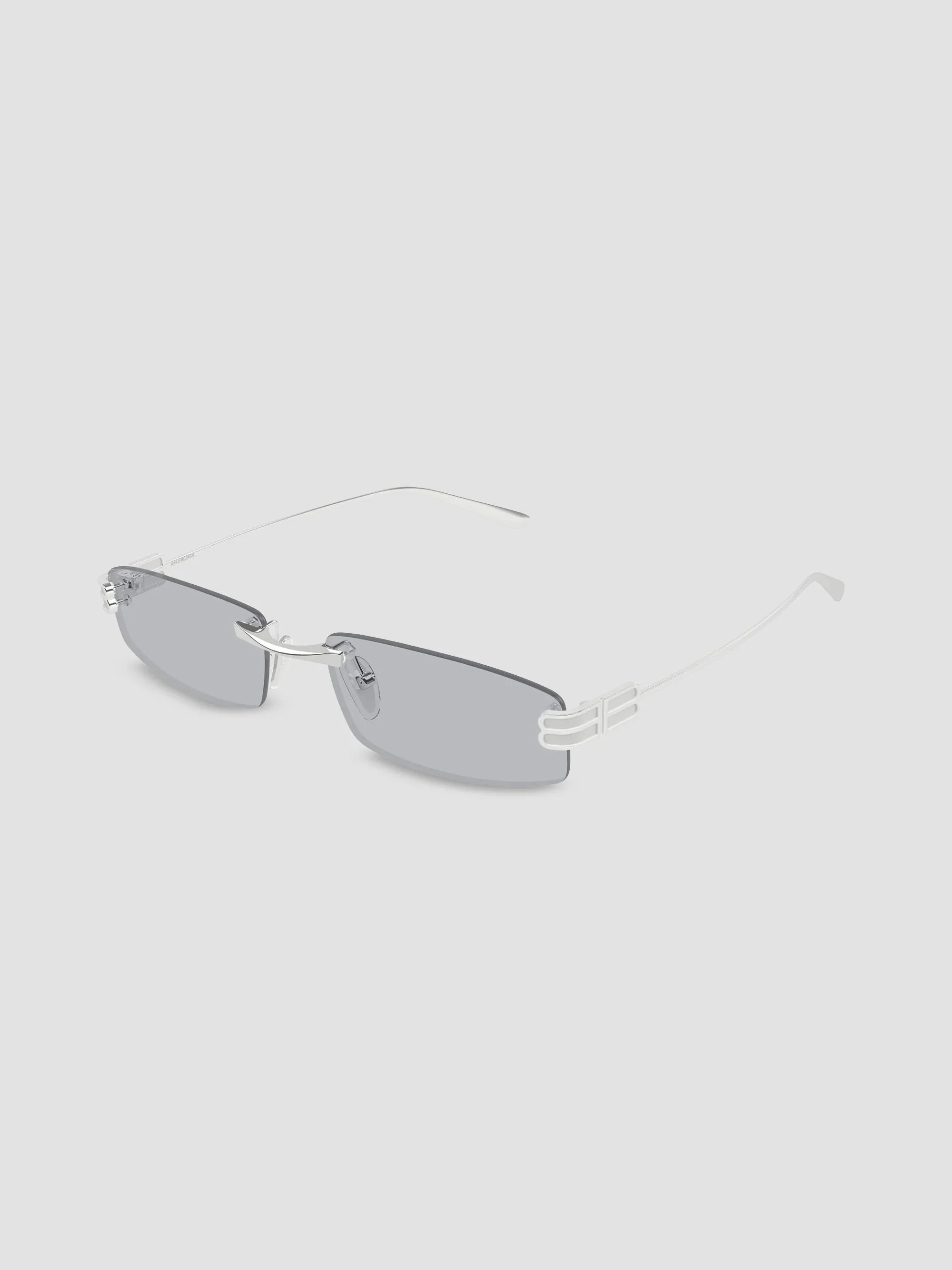 Men's Everyday Bb0488S Gossip 57MM Rimless Rectangular Sunglasses - Silver - 1