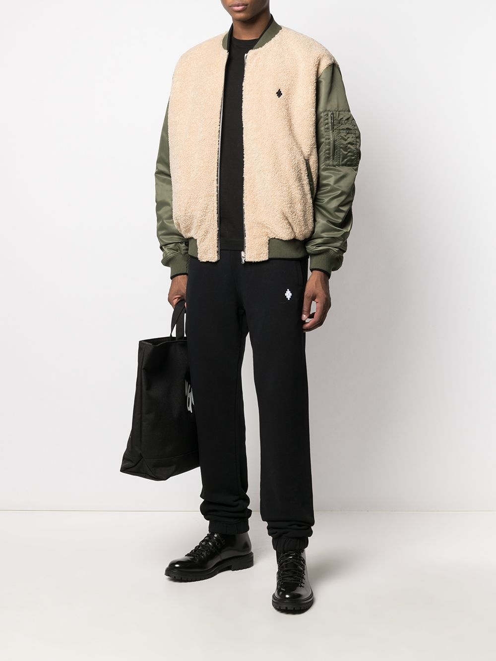 reversible panelled bomber jacket - 2