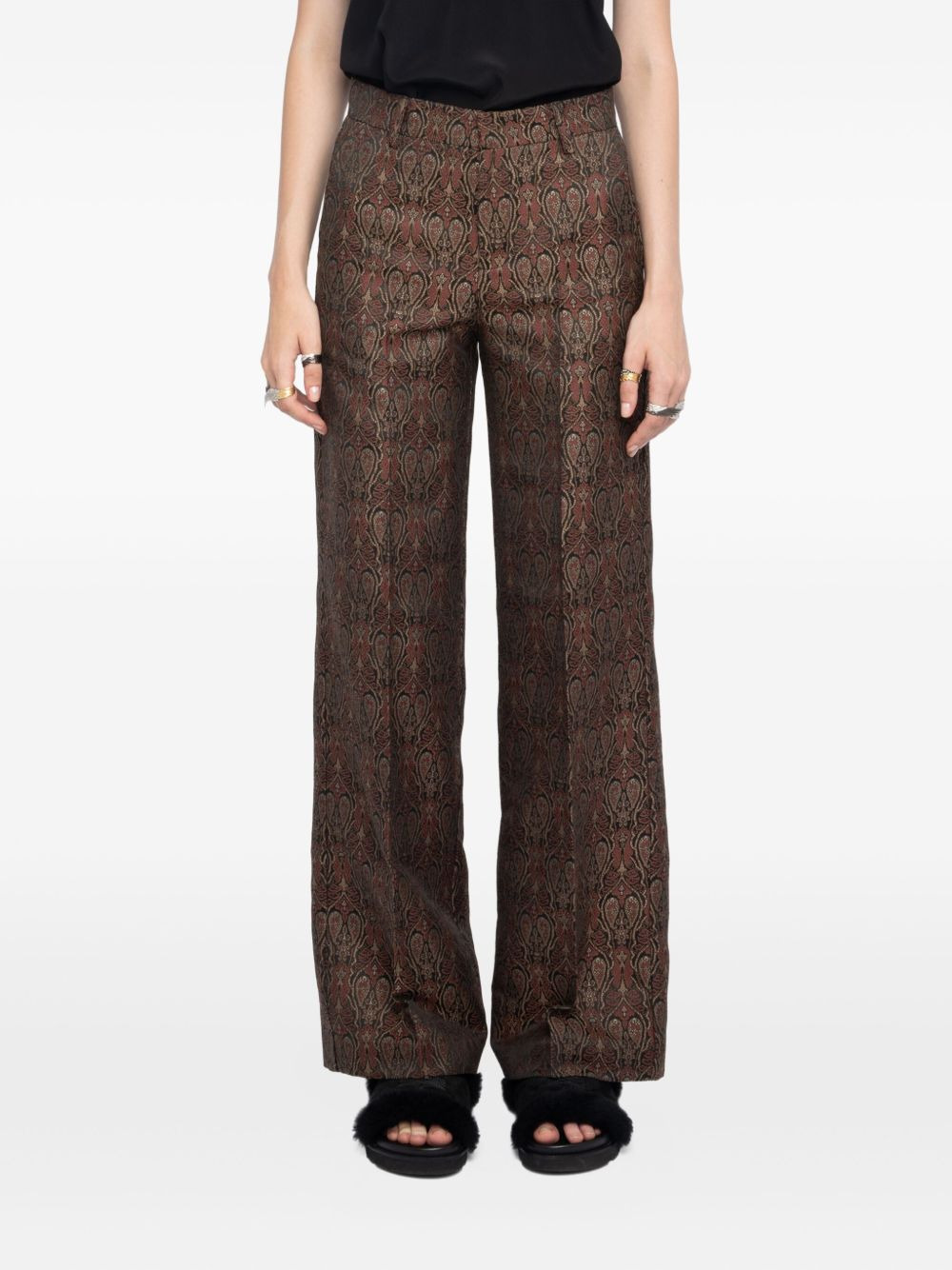 PAnol paisley-pattern trousers - 4