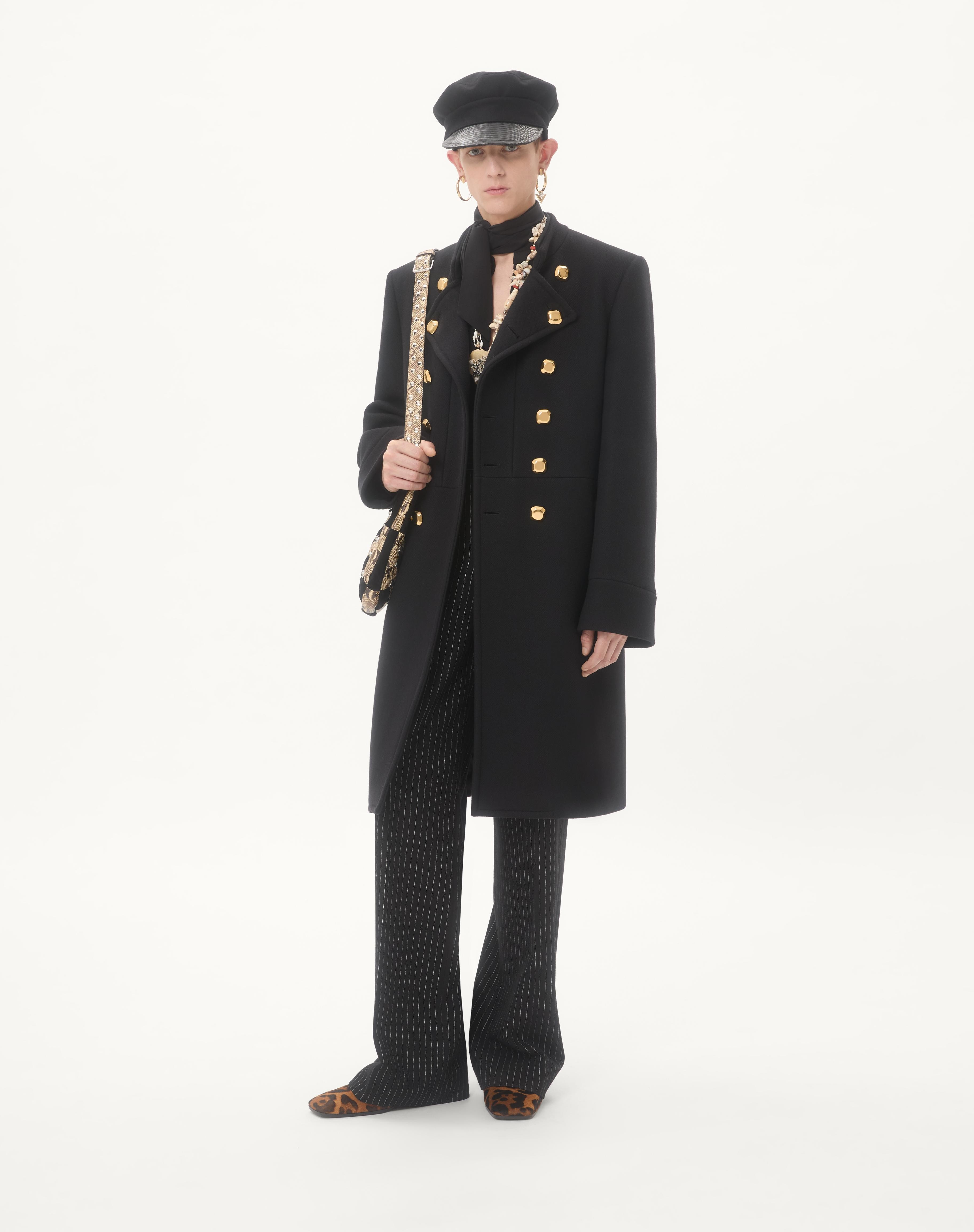 VALENTINO PINSTRIPE PANTS IN WOOL AND SILK - 2