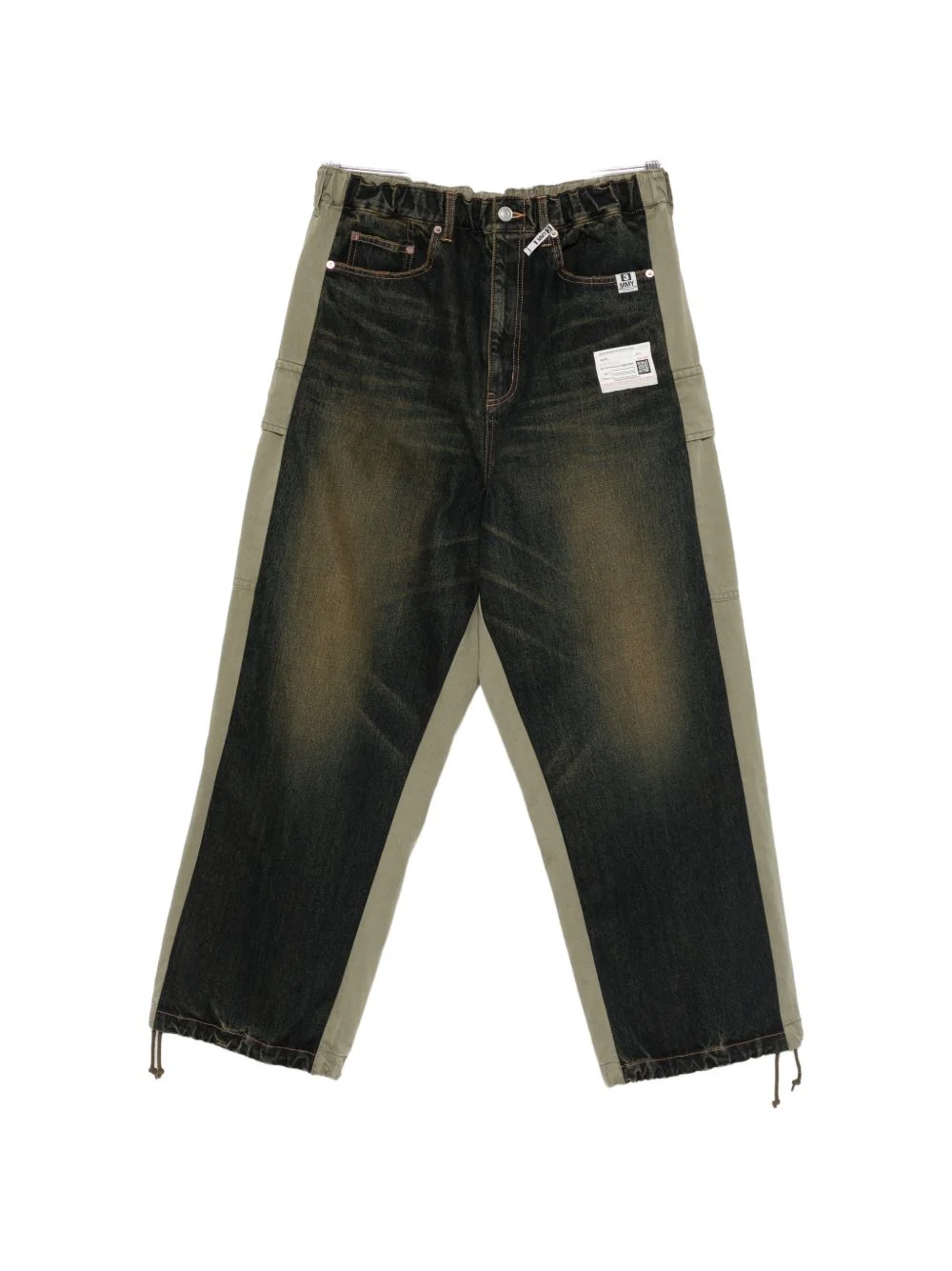 elasticated-waistband trousers - 1