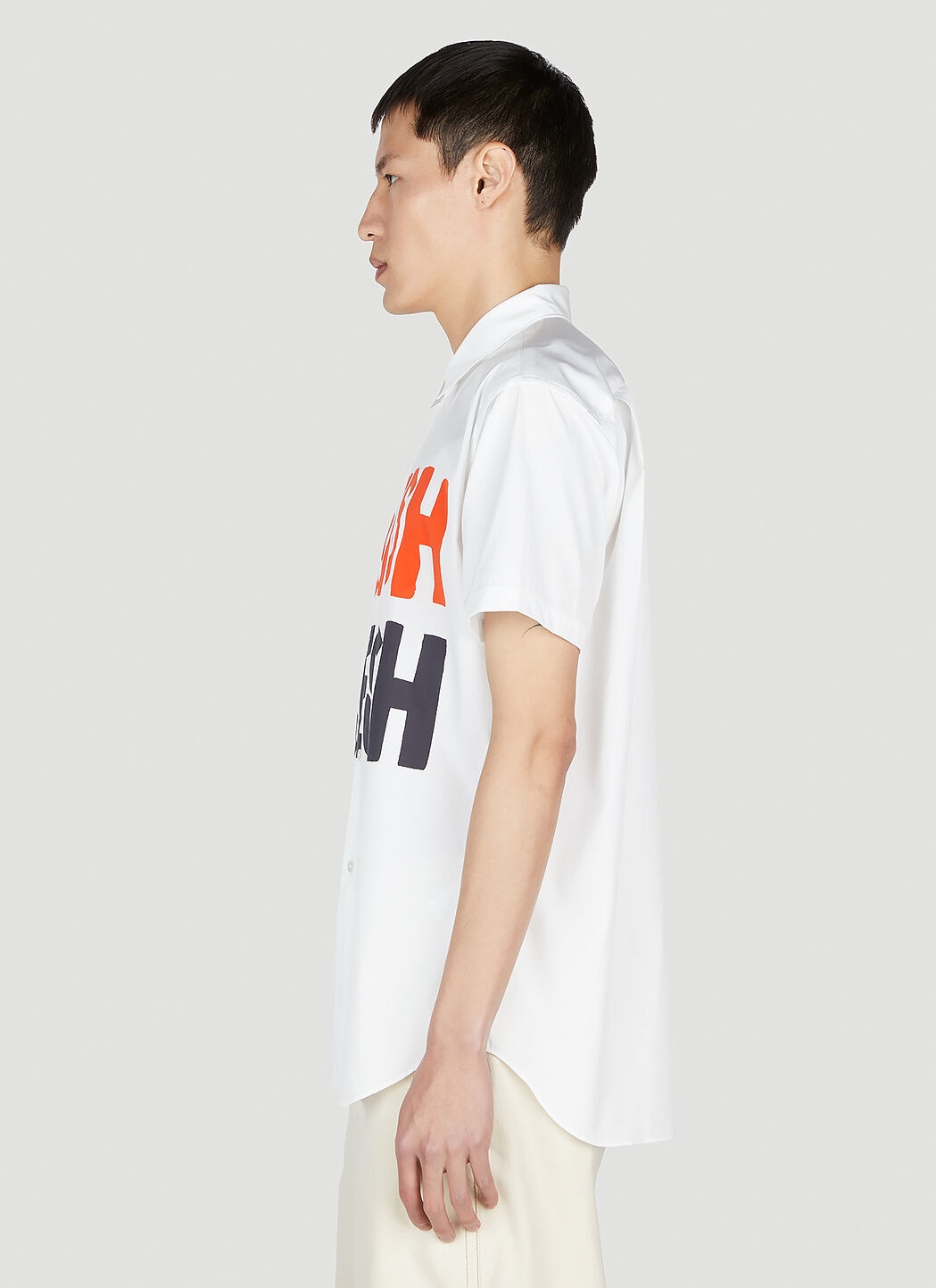 x Brett Westfall Text Print Shirt - 4