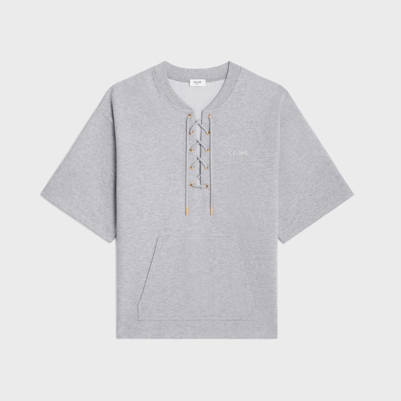 loose celine paris sweatshirt in cotton and cashmere 1